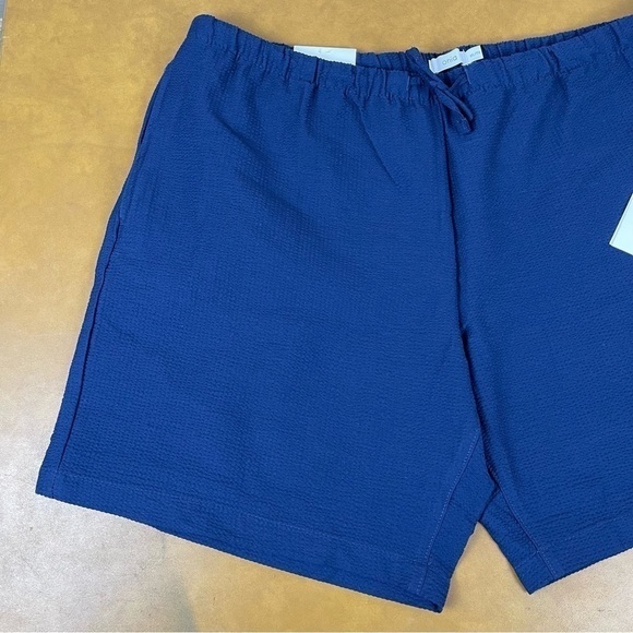 Onia Pull-On Stretch Seersucker (Deep Navy) Short Size XXL Men‎ - Picture 3 of 10